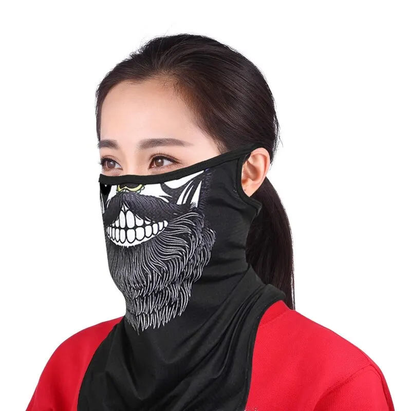 

Multi-Functional Face Cover Sports Bandana Triangle Scarf Neck Tube Ear Hanging Hairband Head Scarf Bandana Windproof