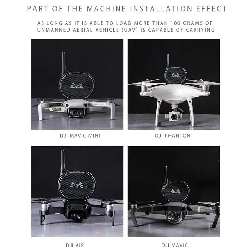 Беспилотный динамик Мегафон Для DJI Mavic Mini Drone с громким динамиком 1200 м расстояние