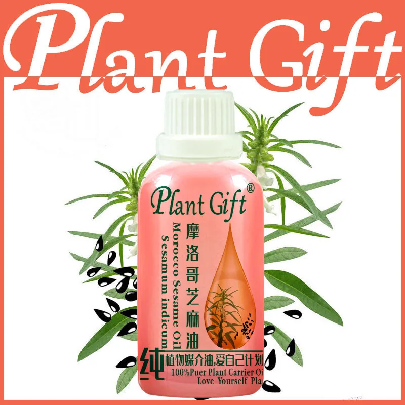 

Plant Gift SESAME OIL 100% Pure / Undiluted / Cold Pressed. For Face, Hair and Body.100ml skin Care Carrier Oil