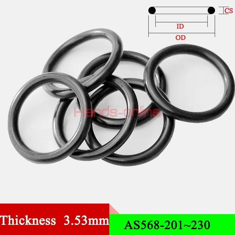 

Резиновые уплотнительные кольца Hands-online 3.53mm AS568