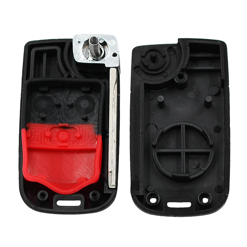 3-кнопочный складной корпус дистанционного ключа флип-Брелок оболочка для Ford Crown