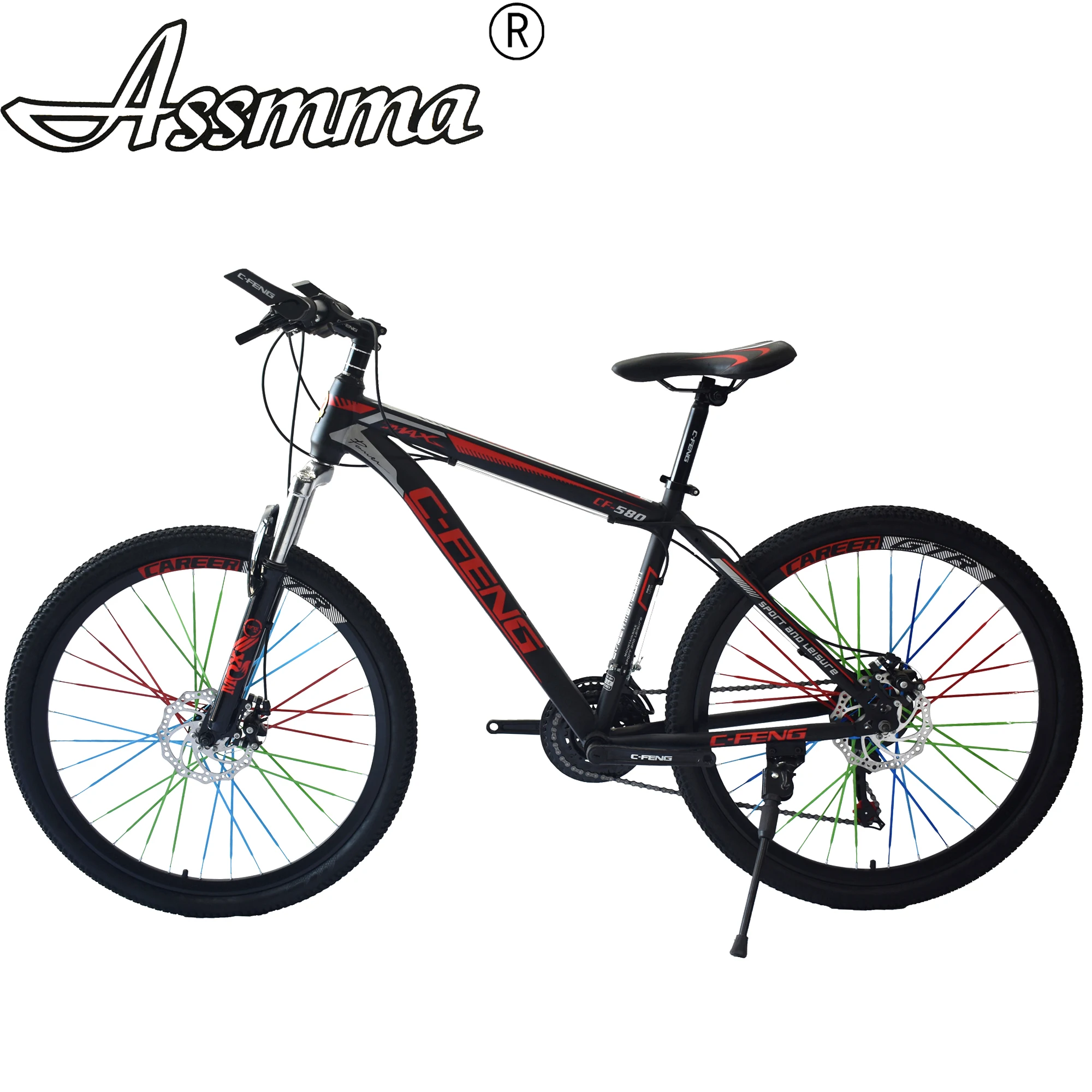 21 скоростной цветной плоский спиц из высокоуглеродистой стали Рама для горного