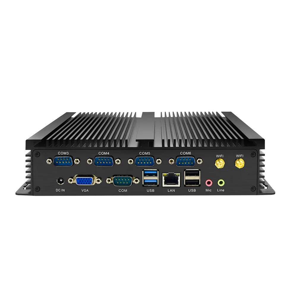 Kaufen Industrielle Qotom Mini PC NUC Intel Celeron J1900 Core I3 I5 Prozessor Pfsense Linux Fanless Desktop-computer