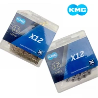 bicycle chain 12s kmc x12 12 speed 126l mtb mountain bike gold chain with magic button for bicycle parts with original box