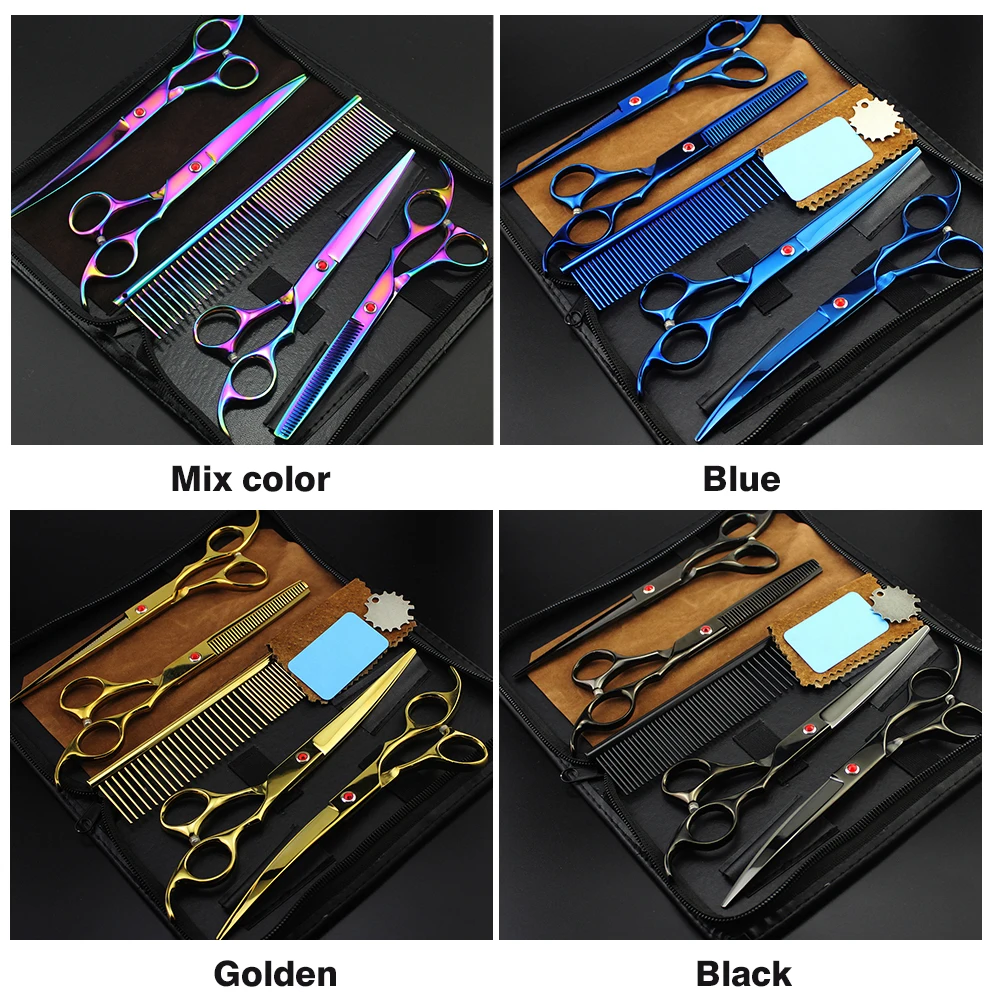 Ножницы из нержавеющей стали для груминга домашних питомцев стрижки шерсти