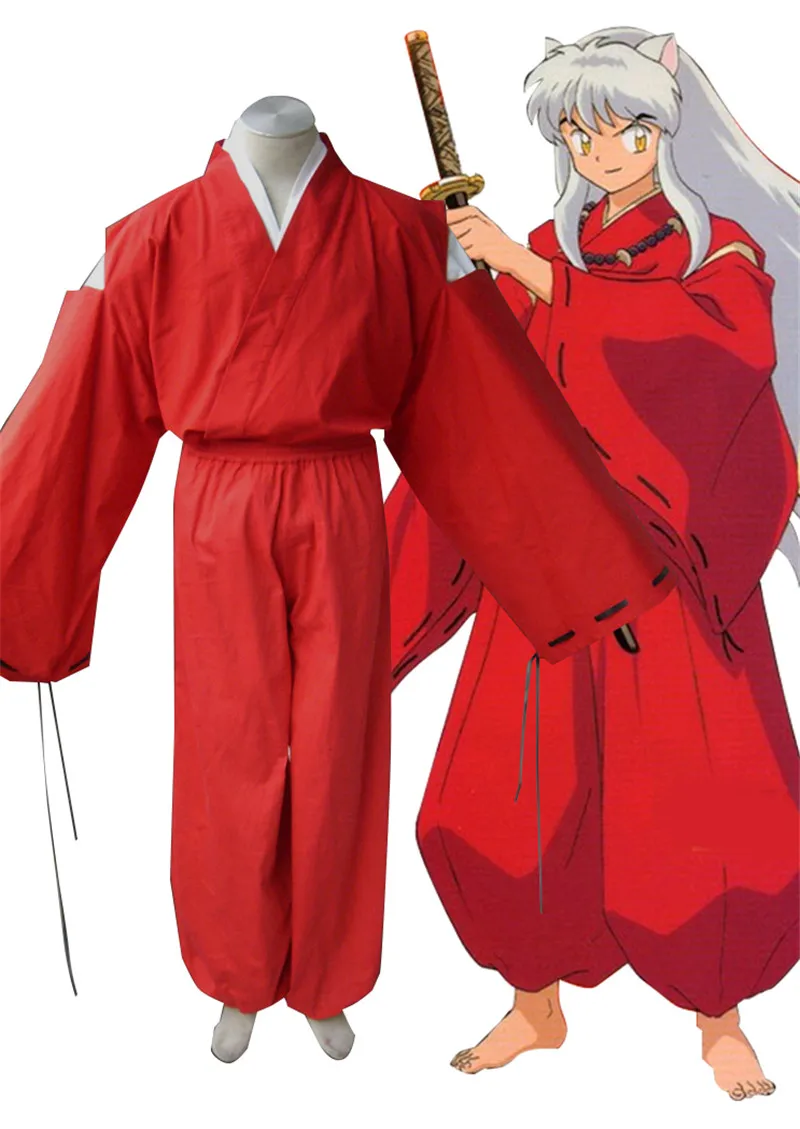 Inuyasha Inu-Yasha костюм для косплея | Тематическая одежда и униформа