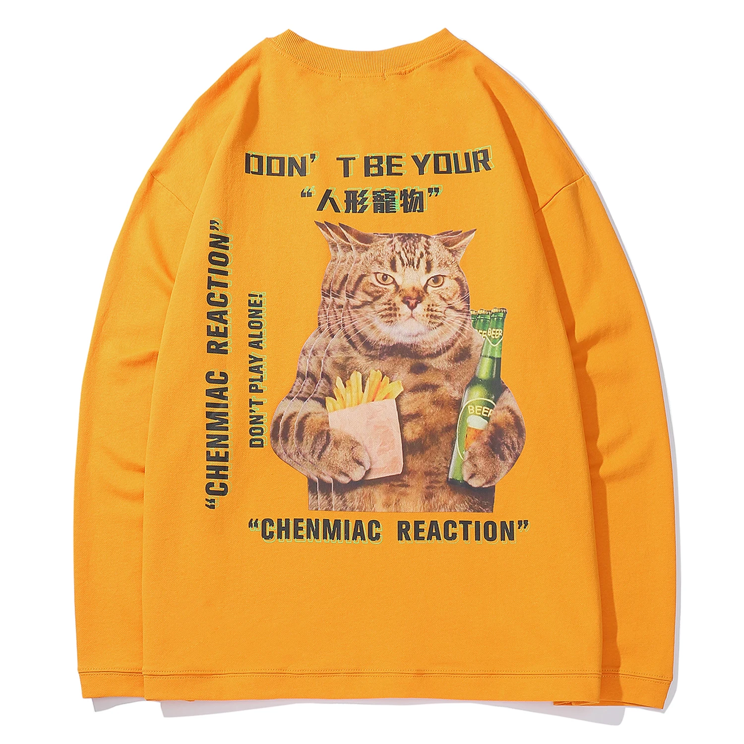 Мужской Хлопковый пуловер Aelfric Eden Повседневная Уличная одежда в японском стиле с