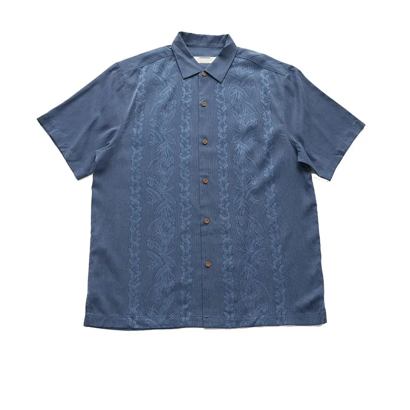 Три Цвета 100% шелковые мужские ретро рубашки в винтажном стиле Однотонная