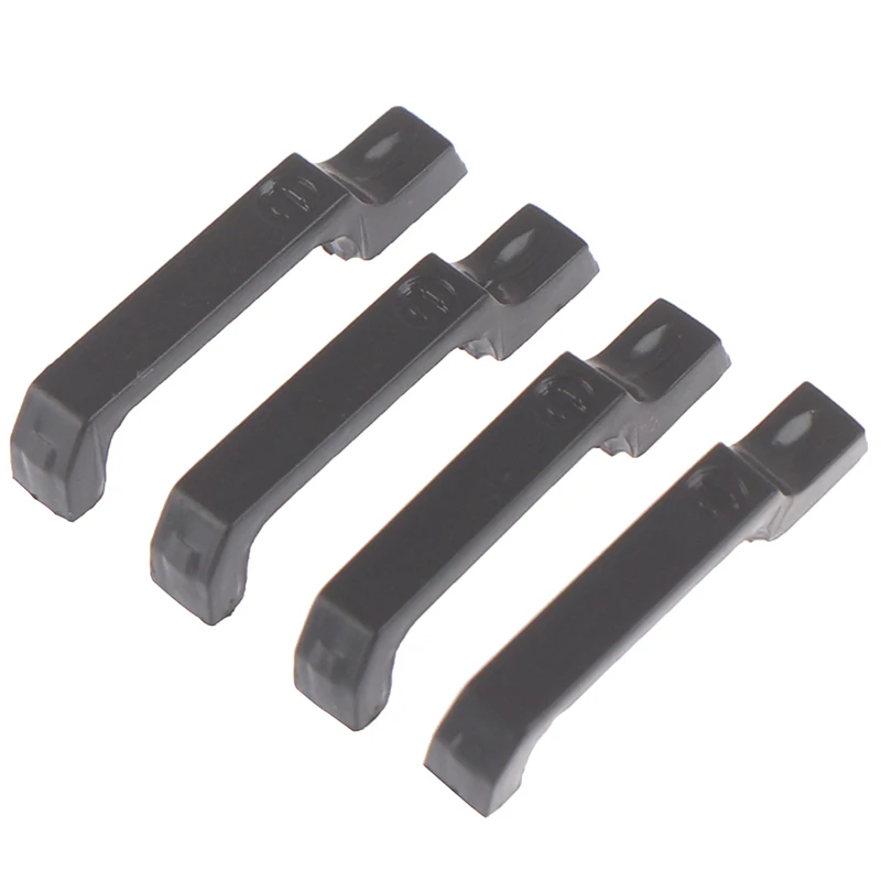 4 шт. черная дверная ручка для 1/10 RC гусеничного|Детали и аксессуары| |