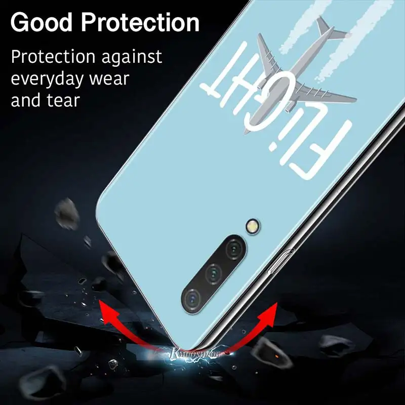 

Airplane travel art Style for Xiaomi Poco M2 Pro Mi 9 9T CC9 10 Lite 5G Pro Note 10 9 SE 8 A3 F1 Lite Phone Case