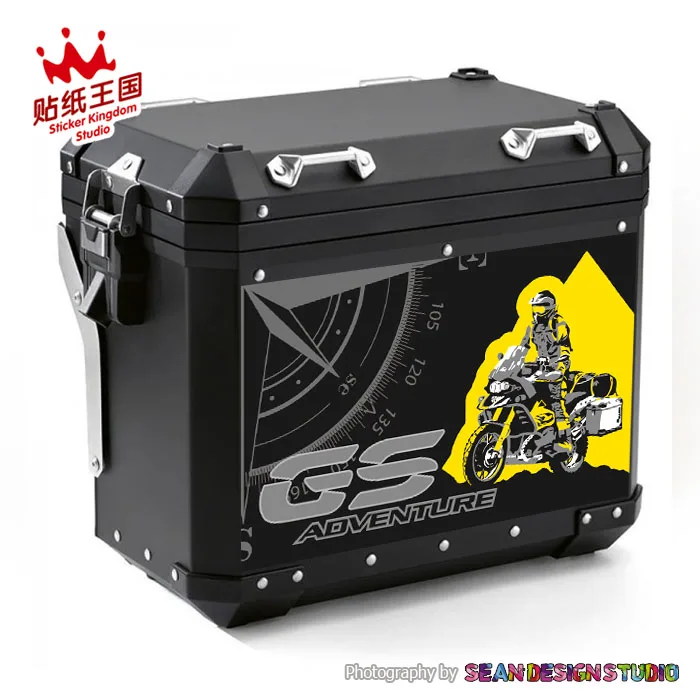 

1 Pair For F700GS F750GS F800GS F850GS R1150GS R1200GS R1250GS ADV Motorcycle Side Case Set Decal Waterproof Sticker