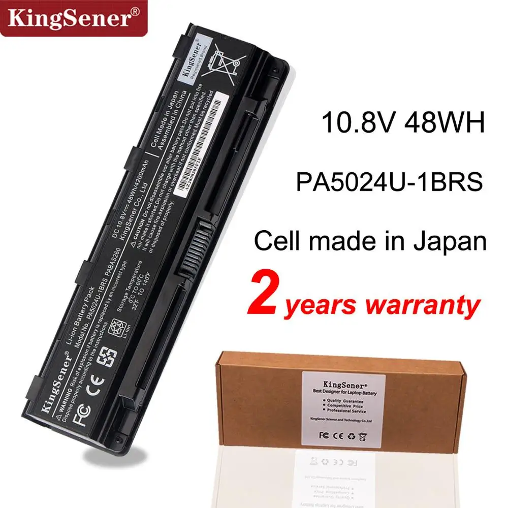 Аккумулятор PA5024U для ноутбука Toshiba Satellite C800 C850 C870 L800 L830 L840 L850 L855 L870 PA5025U 1BRS PABAS260|battery