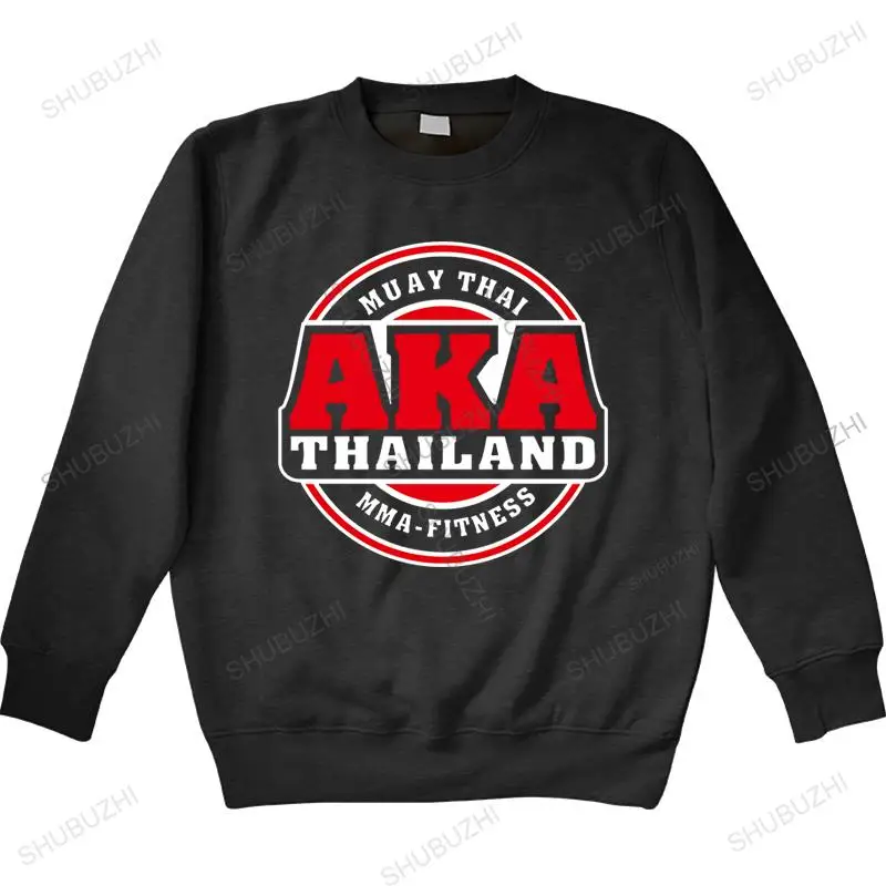 

Men Cotton hoodie autumn Brand Aka Thailand Gym Logo Muay Thai Mma Kick Boxing brand hoody homme tops brand men autumn hoodie