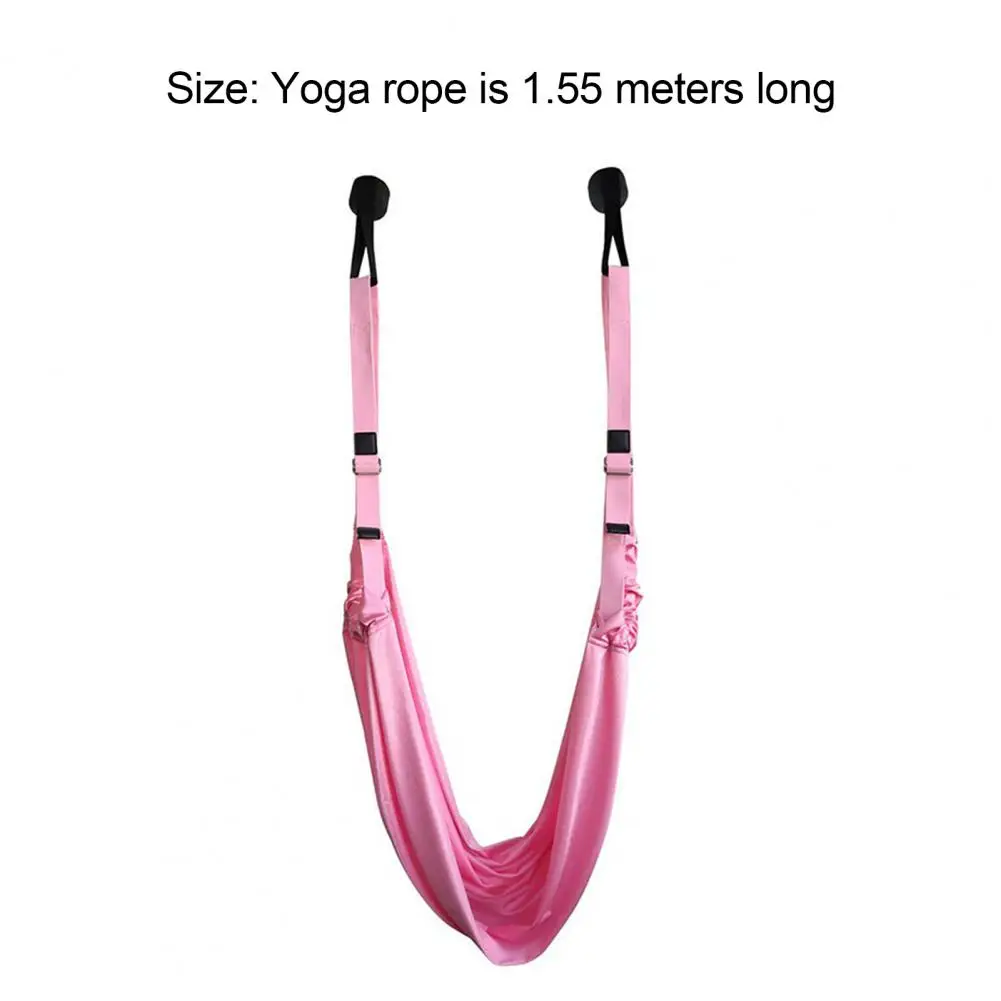 

Aerial yoga belt High quality safety webbing One-word horse open hip stretch yoga belt inverted rope suitable yoga enthusiasts