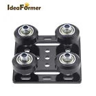 1 шт. Openbuilds V Gantry комплект платформ Slide Plate Pulley с чернымибелыми колесами для алюминиевых профилей 2020 V-slot 3D Printer Parts