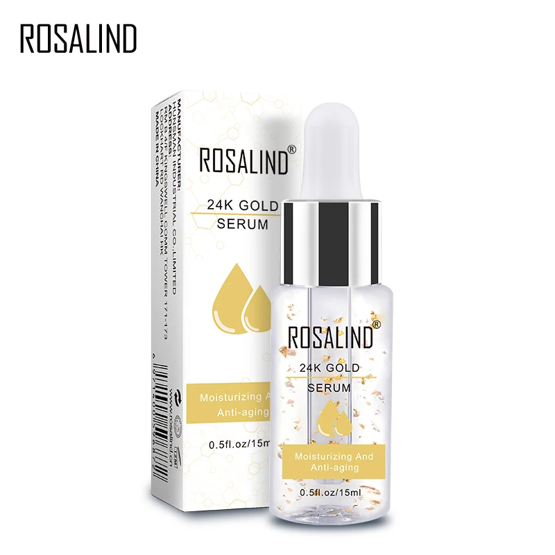 Розалинд уход за кожей лица Сыворотки с покрытыем цвета чистого 24 каратного