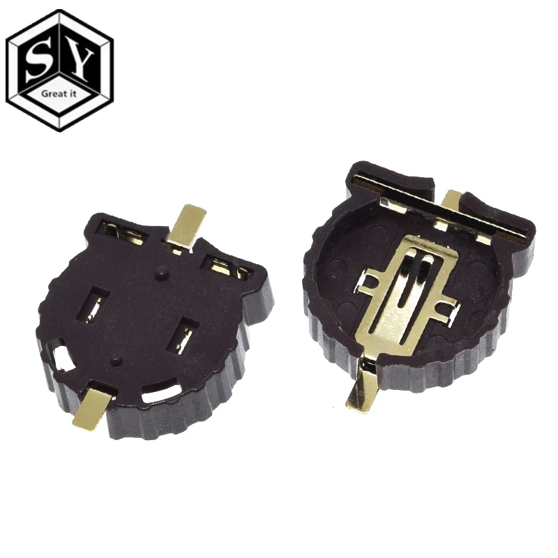 10 шт. зажимы для кнопок и батарей|Интегральные схемы| |