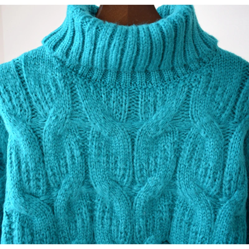 Turtleneck Sweaters Women 2019 Winter Fashion Knitwear Woman Knitted Pullovers Tops Femme Long Sleeve Pullover Loose | Женская одежда