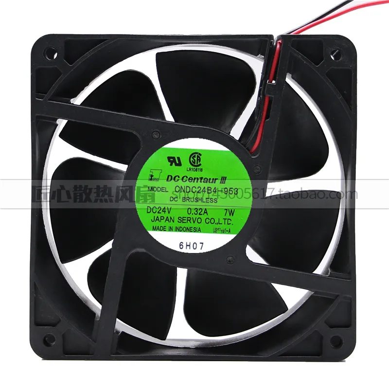 Новый оригинальный CNDC24B4-953 12cm 12038 24V 0.32A 7W инверторный осевой вентилятор