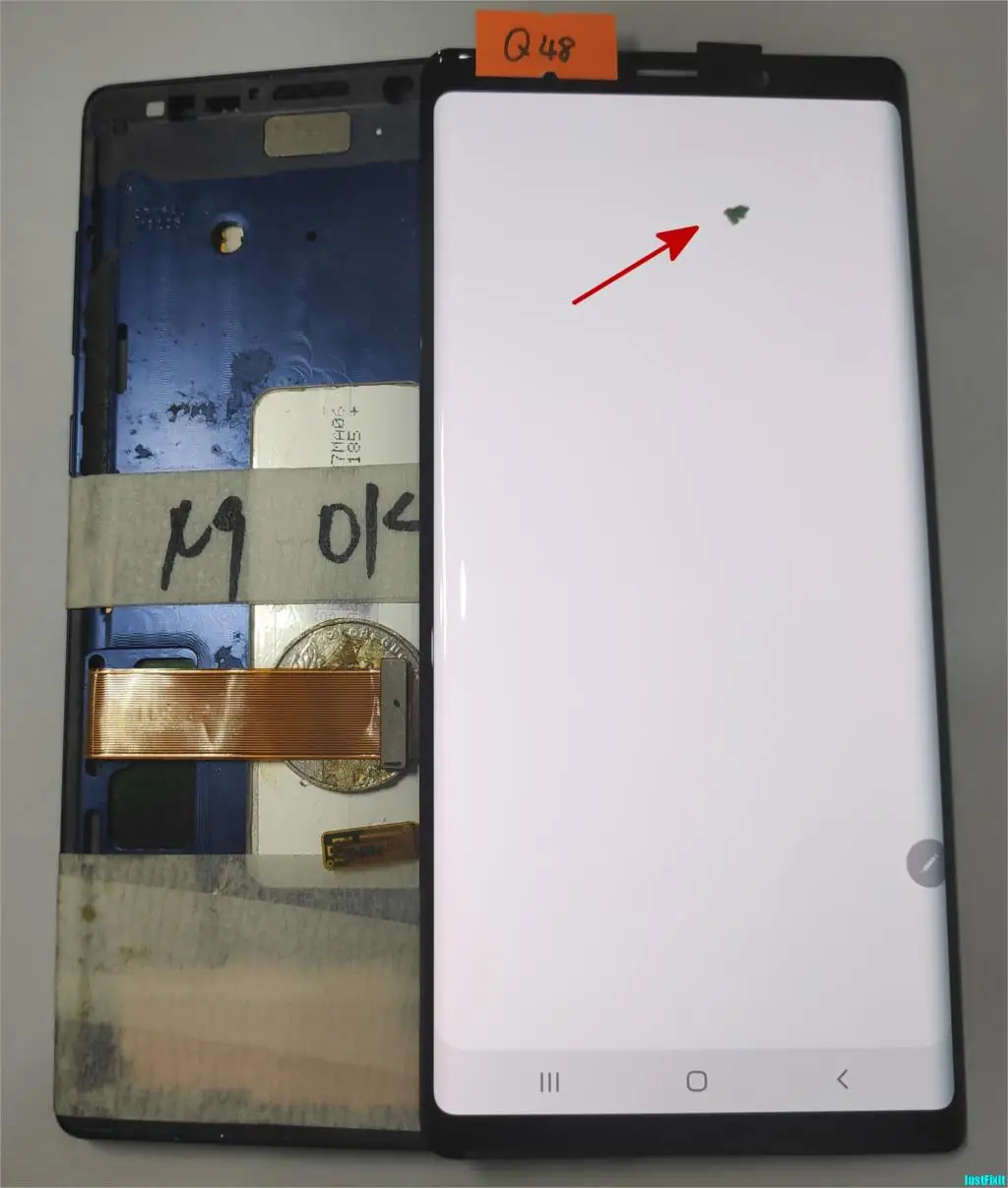 Для samsung Galaxy Note 9 ЖК-дисплей кодирующий преобразователь сенсорного экрана в сборе N960 N960F N960D N960DS ЖК-дисплей с дефектом - Цвет: Q48