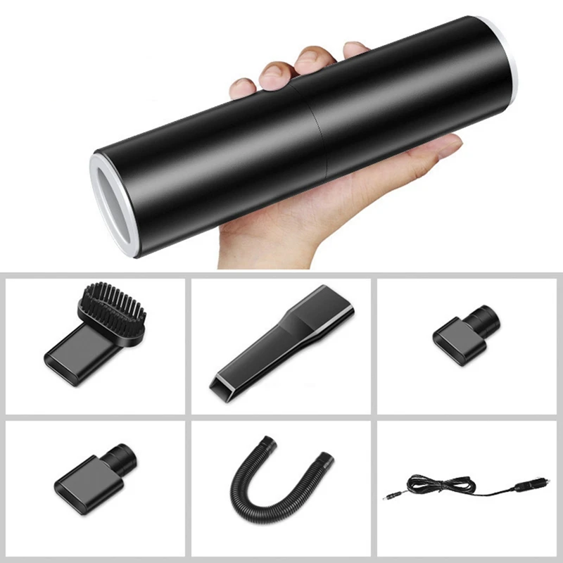 

For Car Auto Home Mini Small Handheld Portable Cordless Vacuum Cleaner 120W USB Rechargeable Dry And Wet Dual-Use