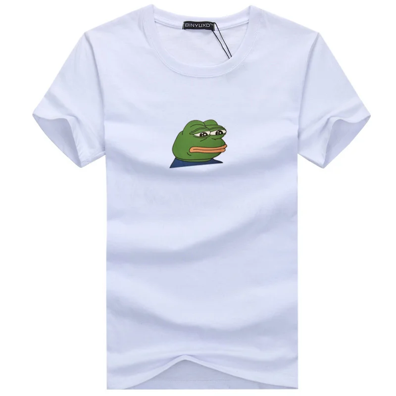 Футболка Мужская/женская с круглым вырезом модная тенниска из хлопка в