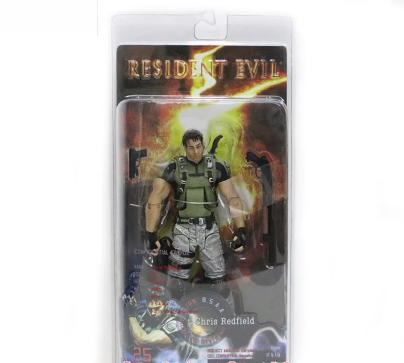 18 см 7 дюймов NECA персонаж Криса Редфилда фигурка ПВХ Коллекционная модель игрушки