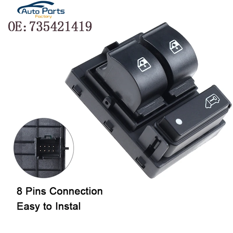 Переключатель Стеклоподъемника для Fiat Ducato Doblo Citroen Jumper II peugeot боксер 2006 2007 2008 2009 2014