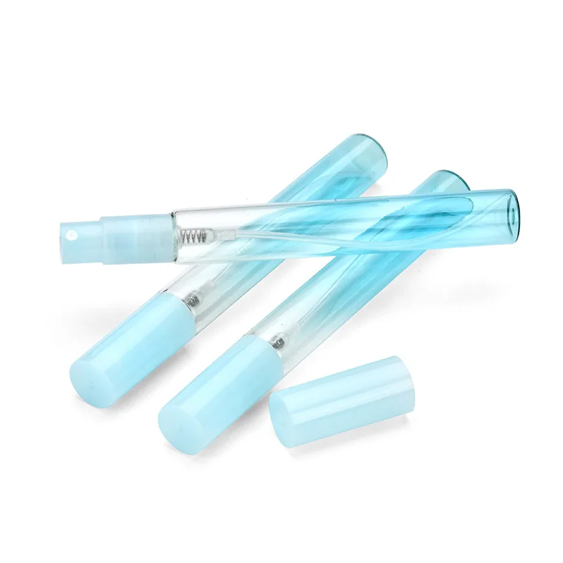 

10ML Glass Perfume Bottle Portable Mini Spray Bottle Gradient Refillable Empty Bottles Colorful Cosmetic Perfume Pump Atomizer