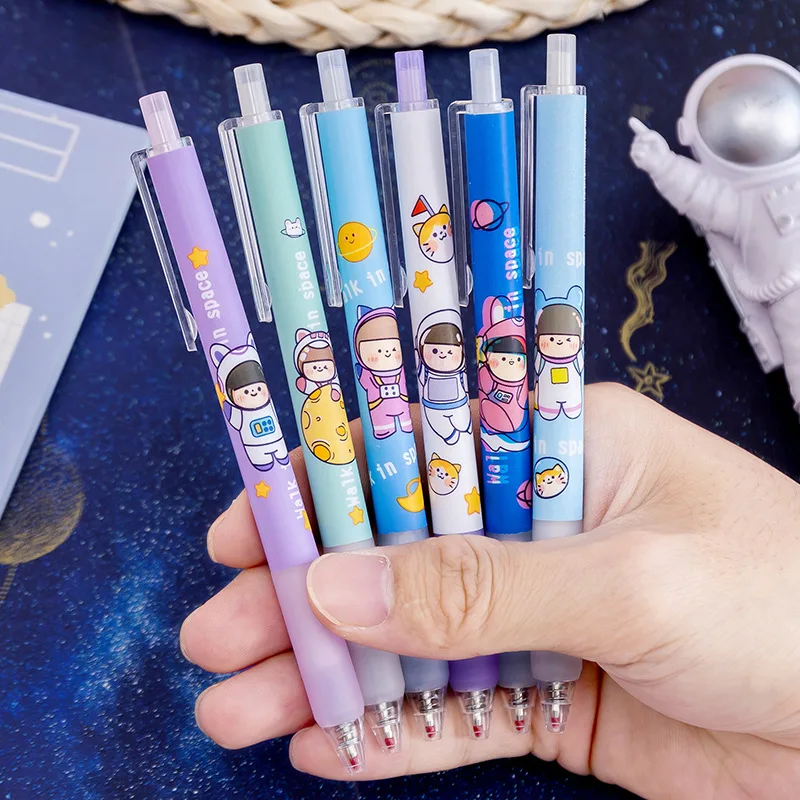 

Creative Space Baby Press Gel Pen Student Starry Sky Press Pen Test Writing Stationery Gifts Wholesale