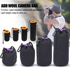 Ударопрочный Мягкий чехол для объектива камеры, водонепроницаемая неопреновая сумка, толстый защитный чехол для активного отдыха, аксессуары для осмотра достопримечательностей