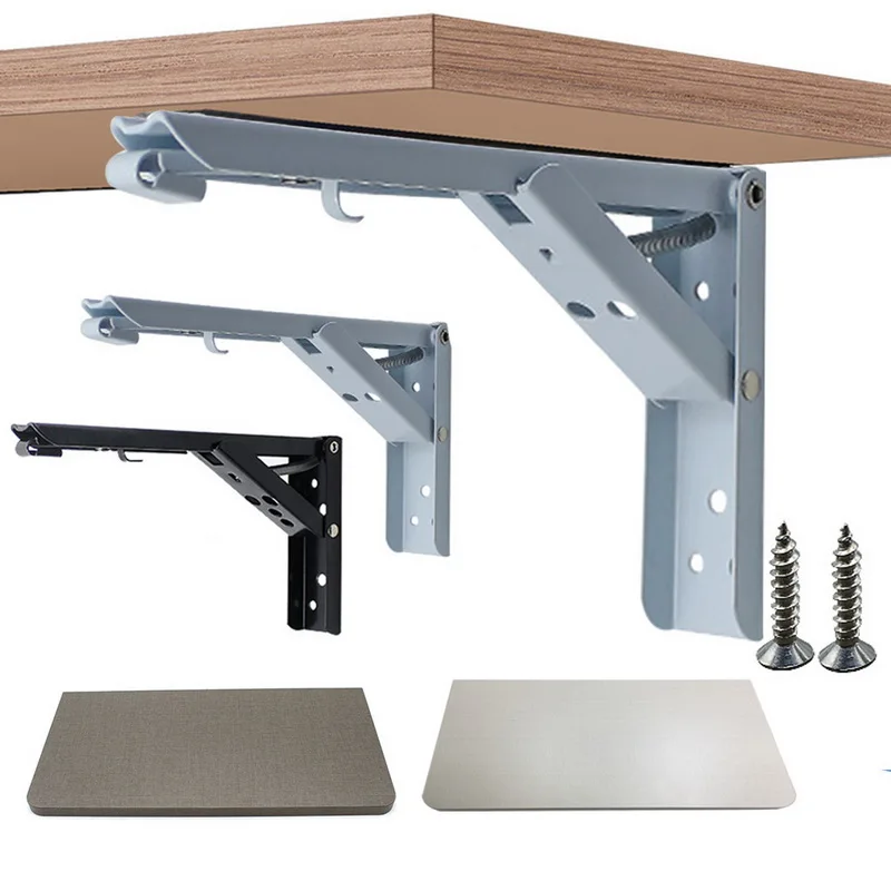 Складные кронштейны для полки настенная полка металлический тяжелый Прочный