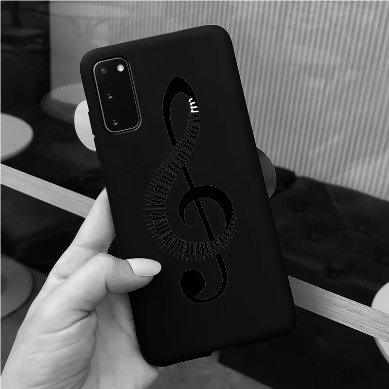 Черный силиконовый чехол для Samsung S21 S20 A11 S10 S10E S9 S8 Plus Lite Note10 Note20 | Мобильные