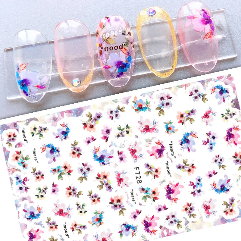 

Nail stickers nail stickers summer leaves feathers flower letter F728-737