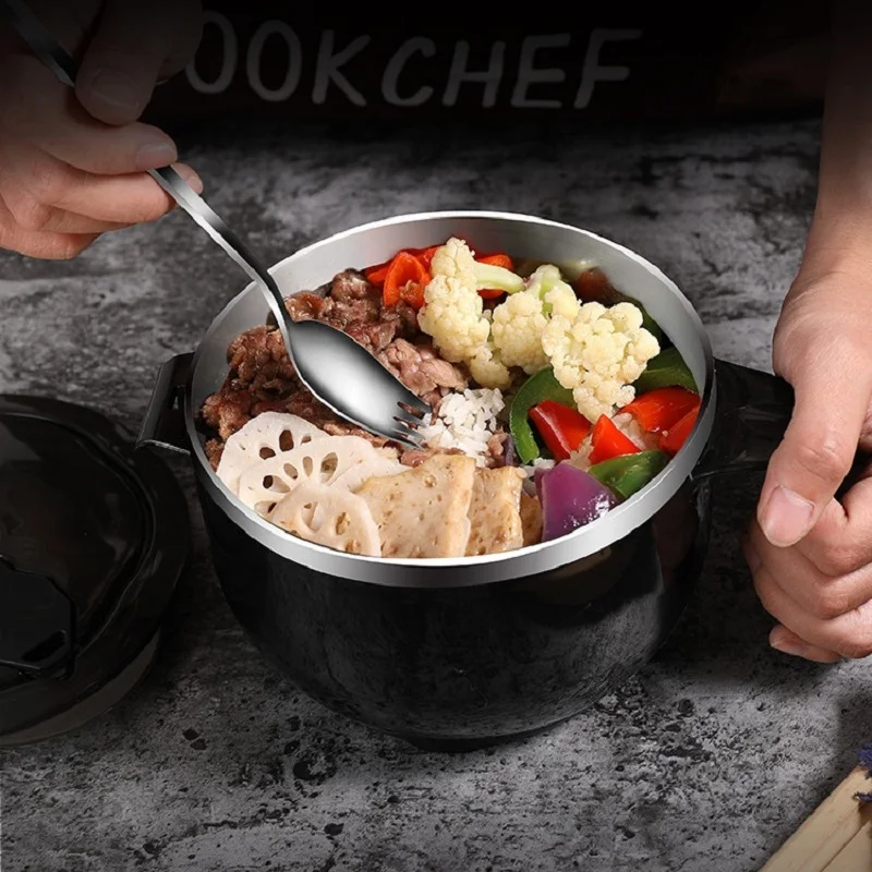 Большая емкость 304 миска для лапши быстрого приготовления из нержавеющей стали