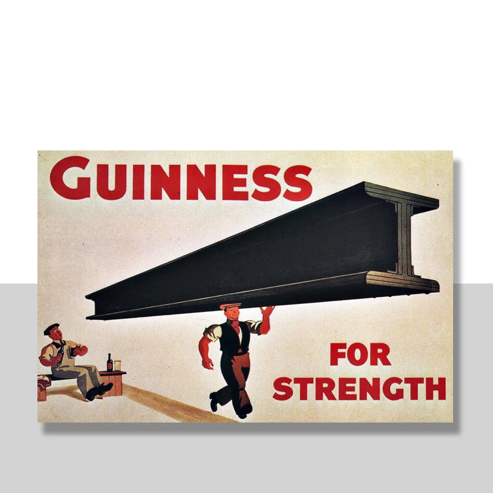 

Винтажный настенный декоративный металлический постер для дома Guinness