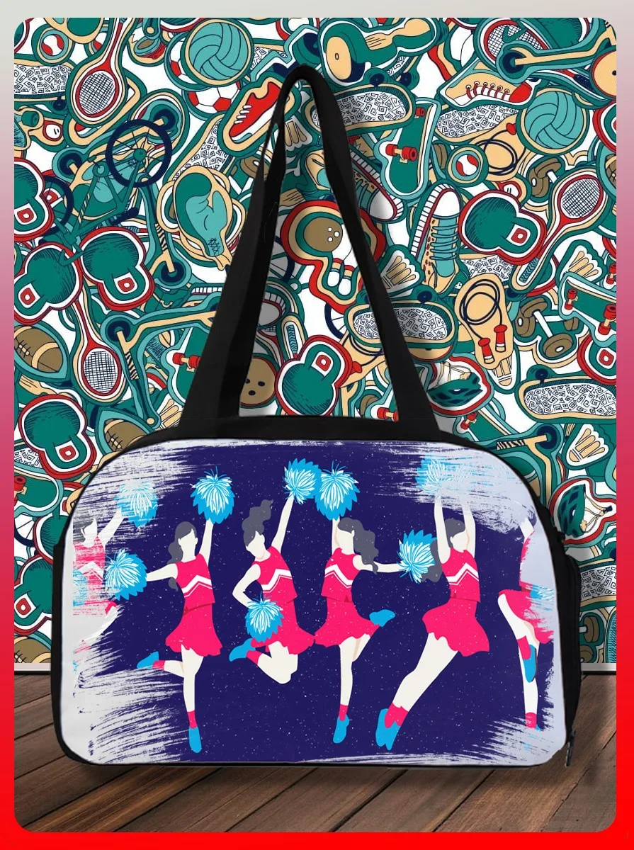 Gym Bag sports fitness hike with print cheerleading sports-177 shoulder bag schoolbag backpack kitbag | Спорт и развлечения