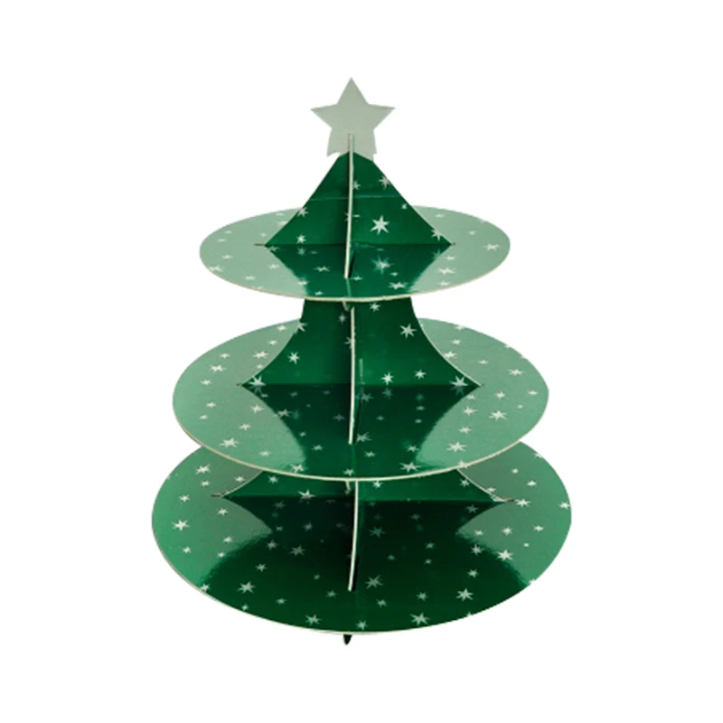 Трехслойная одноразовая бумажная подставка для пирожных аксессуары кексов