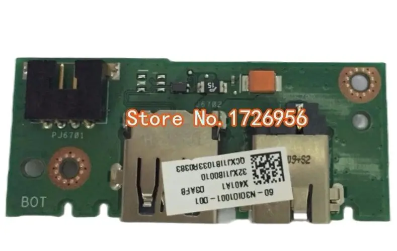 Для ASUS X501 X301 X501A X401 X401A X301A F401A разъем питания постоянного тока USB плата маленькая