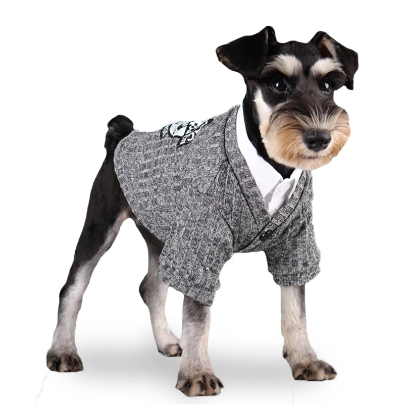 

Pet Cat Dog Clothes Aircraft Printed Pet Knitted Sweatshirt Puppy Costume Dog Shirt Coat French Bulldog Chihuahua Apparel