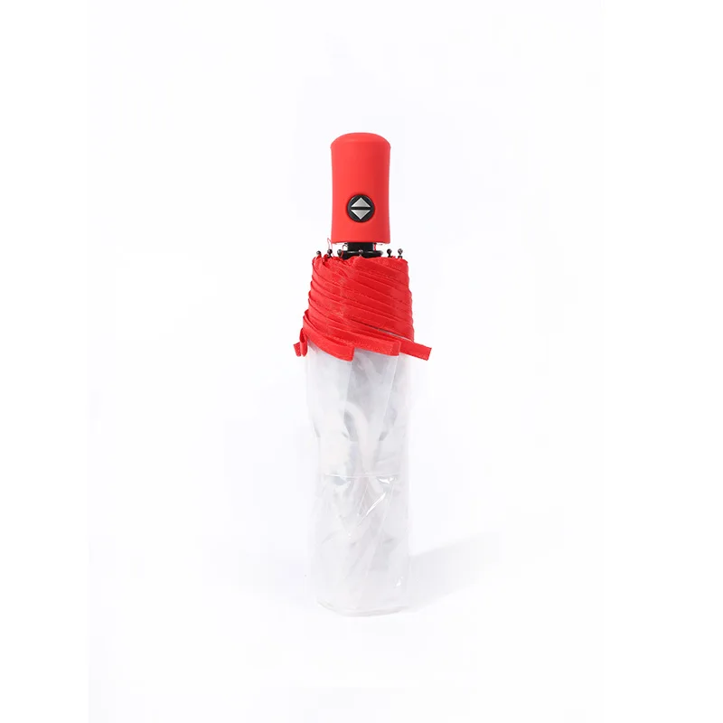 

Automatic Transparent Paraguas folding Umbrella Rain Women Men Sun Rain Auto Paraguas Compact Windproof Style Clear umbrella