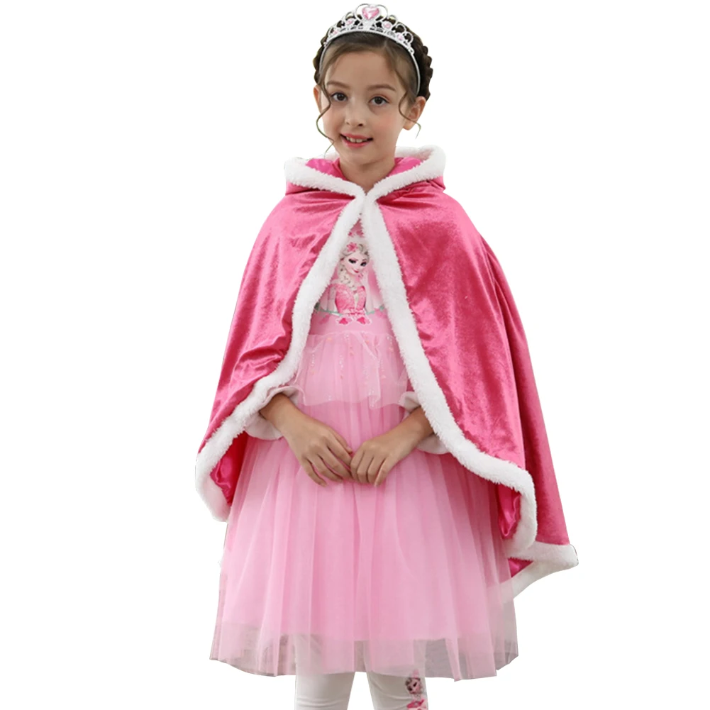 Рождественский костюм наряд праздничная фея Осень-зима нарядная детская накидка