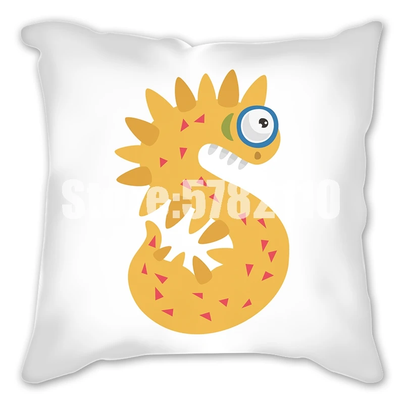 Симпатичная красочная подушка в виде букв монстра 45*45 см с английским алфавитом