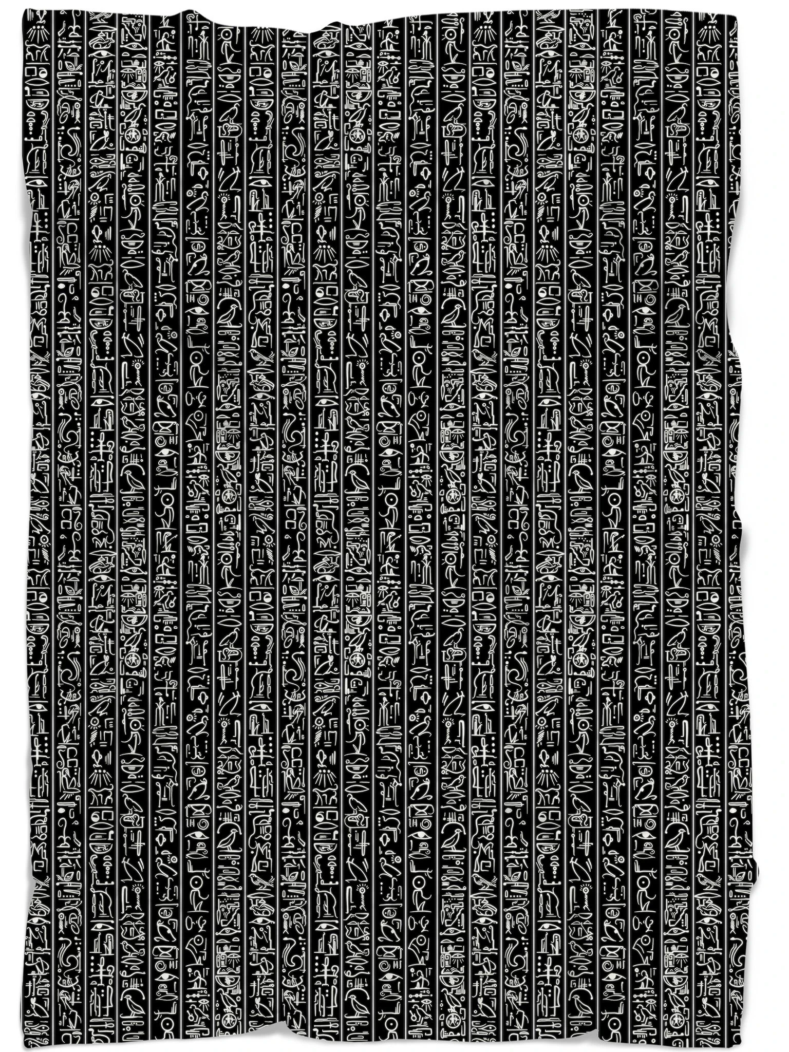 

Egyptian Glyphs Blanket Fleece Throw 3D Blankets Psychedelic Winter Warm Sofa/Bedding Fashionable Sherpa Beauty Bedspread
