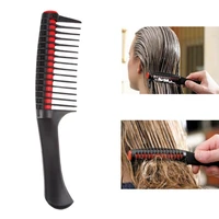 red heart roll comb anti cross knot hairdressing comb modeling texture wide tooth comb hairdressing tool barber accessories