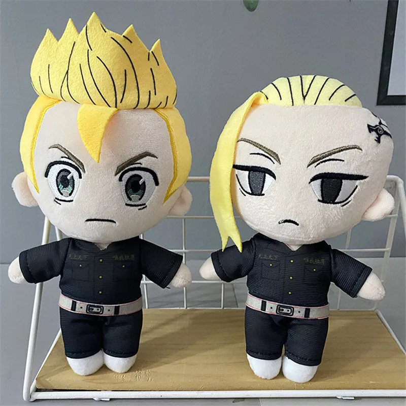 Mu&ntilde;ecos de peluche de Los Vengadores de Tokio, juguetes coleccionables de Anime de Navidad, Hanagaki, Takemichi, Ryuguji, Ken, Baji, Keisuke, Matsuno, Chifuyu, 7 unids/set por Set-1