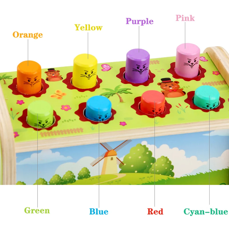 Скамейка для младенцев деревянная детская Дошкольная игрушка