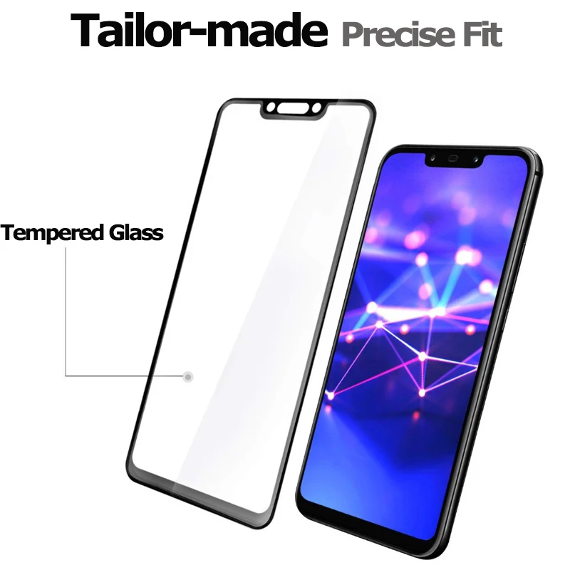 3-в-1 Закаленное стекло для защиты экрана камеры Huawei Mate 20 Lite 20Pro Mate20 on.