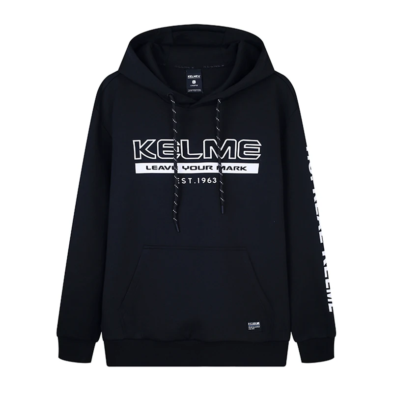 KELME мужские толстовки с буквенным принтом хип-хоп толстовка мужская Японская