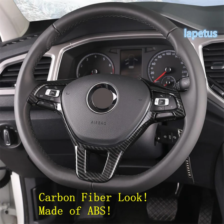 Декоративная рамка для руля Lapetus обшивка подходит VW Volkswagen Golf 7 POLO MK6 MK7 Touran ABS